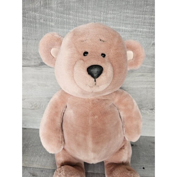 Vintage Rare Hard to Find 1994 Gold Label 24K Polar Puff 17" Pink Teddy Bear - Picture 2 of 12